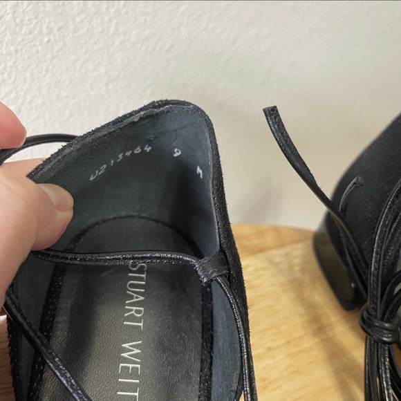 Stuart Weitzman Gilligan Lace-Up d'Orsay Flats - Picture 9 of 16